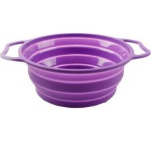 Kitchen Accessories Tool Rice Fruit Vegetable Silicone Foldable Colanders Strainers